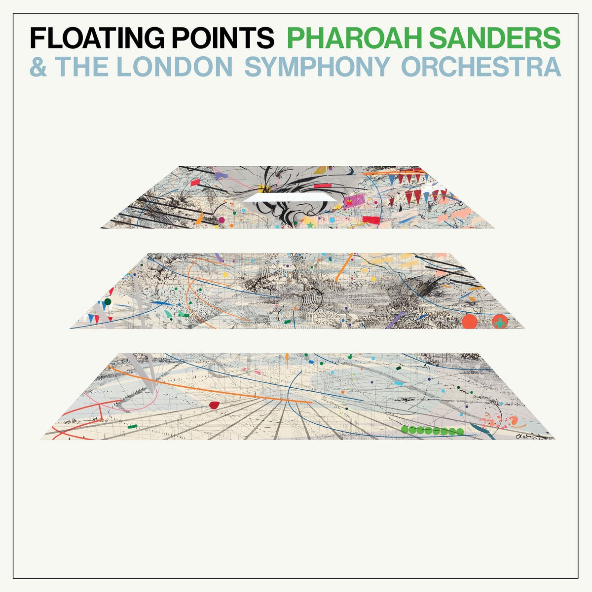 Floating Points, Pharoah Sanders & The London Symphony Orchestra ‎– Promises (5th Anniversary "Abiogenesis" Bluegreen edition)