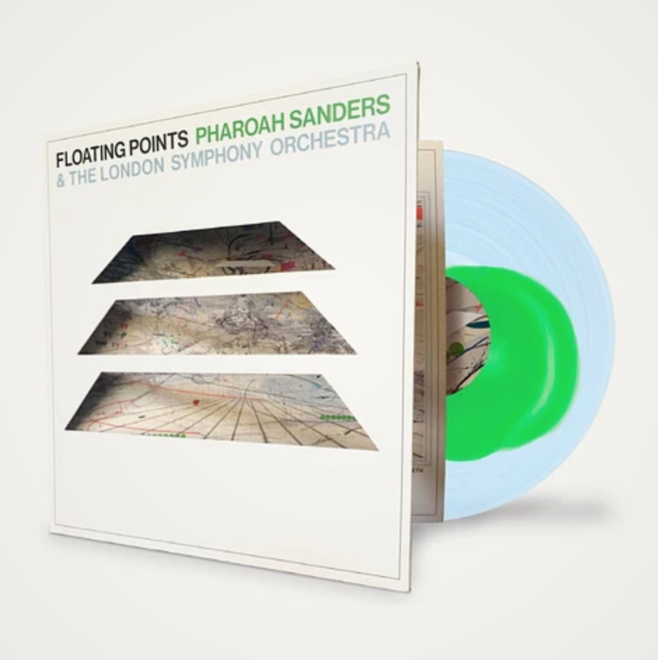 Floating Points, Pharoah Sanders & The London Symphony Orchestra ‎– Promises (5th Anniversary "Abiogenesis" Bluegreen edition)